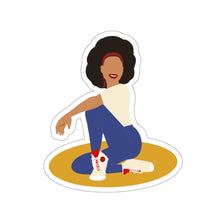 Load image into Gallery viewer, Black Girl Magic Kiss-Cut Sticker | Natural Hair | Afro Sticker | Laptop decal | Black Girl Planner Sticker | Happy Planner | Black Woman
