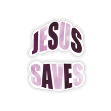 Load image into Gallery viewer, Jesus Saves | Jesus and Coffee| Christian Decal |Funny  Sticker| Laptop Decal | Kiss-Cut Sticker | Mental Health
