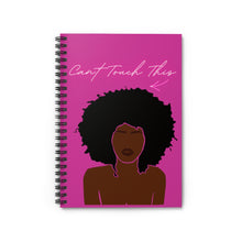 Load image into Gallery viewer, Black Girl Magic Journal | Hardcover Journal | Big Chop Gift | Melanin Notebook |Natural Hair Gift | Black Queen| Black Girl|Don&#39;t Touch
