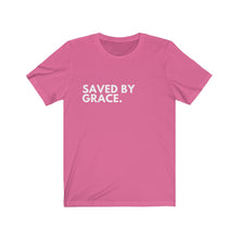 Load image into Gallery viewer, Saved by Grace Jersey Short Sleeve Tee
