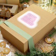 Load image into Gallery viewer, Pretty, Black Educated | Black History Month, Black Sticker, HBCU, Black Girl Magic | African American, Kiss-Cut Sticker, Planner Sticker
