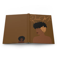 Load image into Gallery viewer, Black Queen Journal| Black Girl Magic | Hardcover Journal | Big Chop Gift | Melanin Notebook |Natural Hair Gift| Crown | Black Girl | Crown
