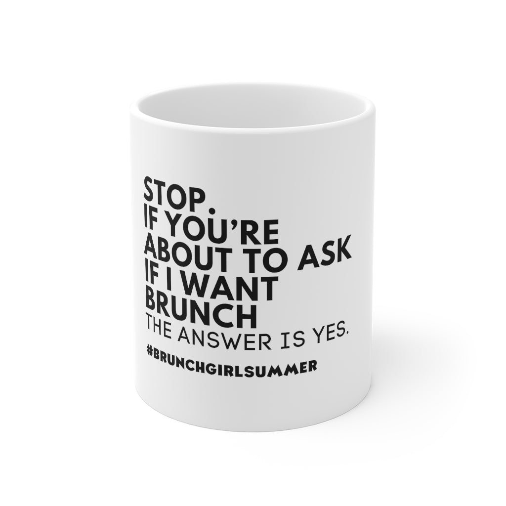 Brunch Girl Summer Coffee Mug