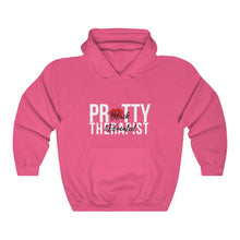 Load image into Gallery viewer, Black and Educated, Black Therapist Hoodie, Hoodie, Black Therapists Matter, Proud Black Therapists, Melanated and Educated
