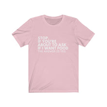 Load image into Gallery viewer, Foodie Jersey Short Sleeve Tee
