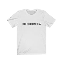 Load image into Gallery viewer, Got Boundaries Jersey Short Sleeve Tee
