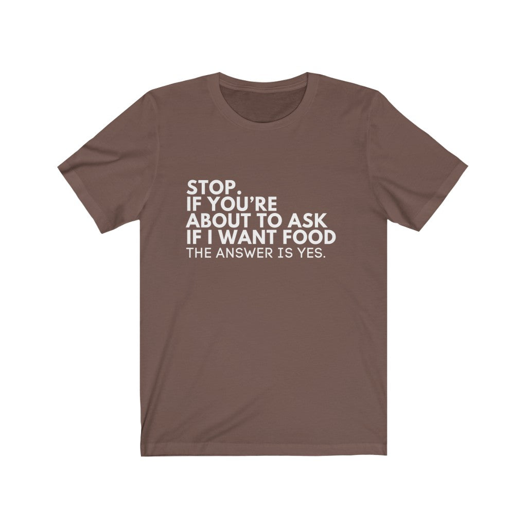 Foodie Jersey Short Sleeve Tee