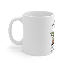 Load image into Gallery viewer, Namaste Minding My Business Mug| Black Girl Magic | Yoga Mug | Black Girl Yogi | Melanin Mug |Natural Hair Gift| Crown | Black Girl |
