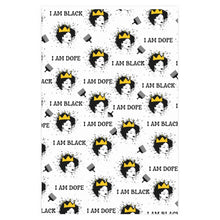 Load image into Gallery viewer, Black and Dope Wrapping Paper
