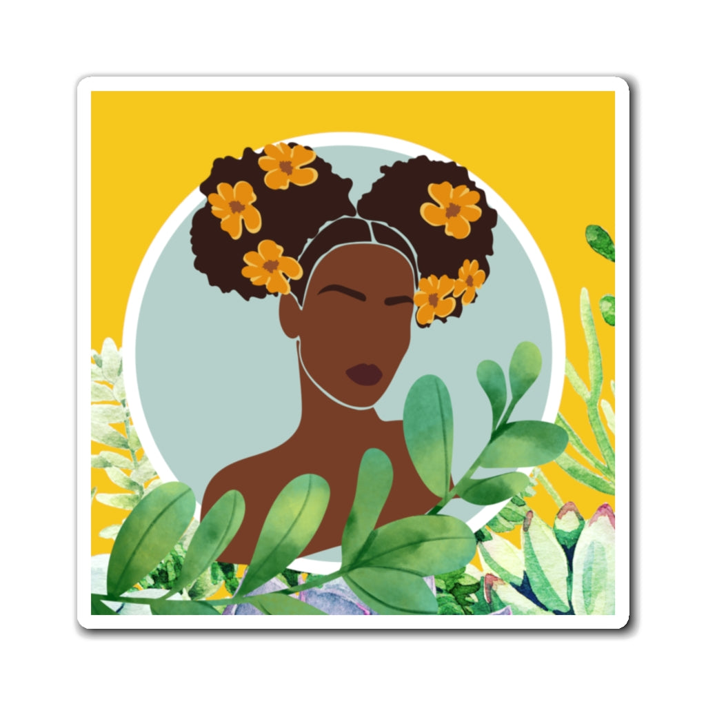 Black Girl Grow Magnet