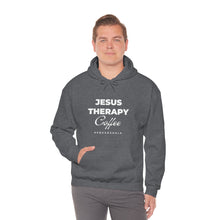 Load image into Gallery viewer, Jesus, Therapy, Coffee, Hoodie, Hooded Sweatshirt, Christian, Therapist, Proverbs 31, Unisex
