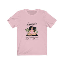 Load image into Gallery viewer, Namaste Minding My Business| Yoga | Black Girl Yogi | Melanin |Natural Hair Gift| Black Girl |Black Girl Magic | African American Tshirt |
