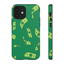 Load image into Gallery viewer, Money Green | Money Phone Case | Iphone | Samsung | Peace | Tough Cases | Dollar Bills | Money Rain | Green Phone Case
