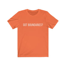 Load image into Gallery viewer, Got Boundaries Jersey Short Sleeve Tee
