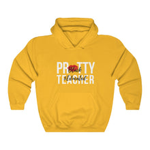 Load image into Gallery viewer, Black and Educated, Black Teacher Hooded Sweatshirt, Hoodie, Black Teachers Matter, Proud Black Teacher, Melanated and Edu
