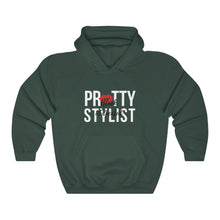Load image into Gallery viewer, Black and Educated, Black Stylist Hooded Sweatshirt, Beauty Salon, Black Hairstylists Matter, Proud Black Beautician, Melanated
