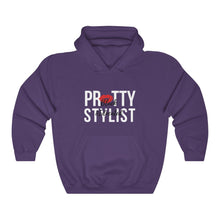 Load image into Gallery viewer, Black and Educated, Black Stylist Hooded Sweatshirt, Beauty Salon, Black Hairstylists Matter, Proud Black Beautician, Melanated
