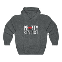 Load image into Gallery viewer, Black and Educated, Black Stylist Hooded Sweatshirt, Beauty Salon, Black Hairstylists Matter, Proud Black Beautician, Melanated
