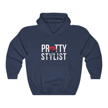 Load image into Gallery viewer, Black and Educated, Black Stylist Hooded Sweatshirt, Beauty Salon, Black Hairstylists Matter, Proud Black Beautician, Melanated
