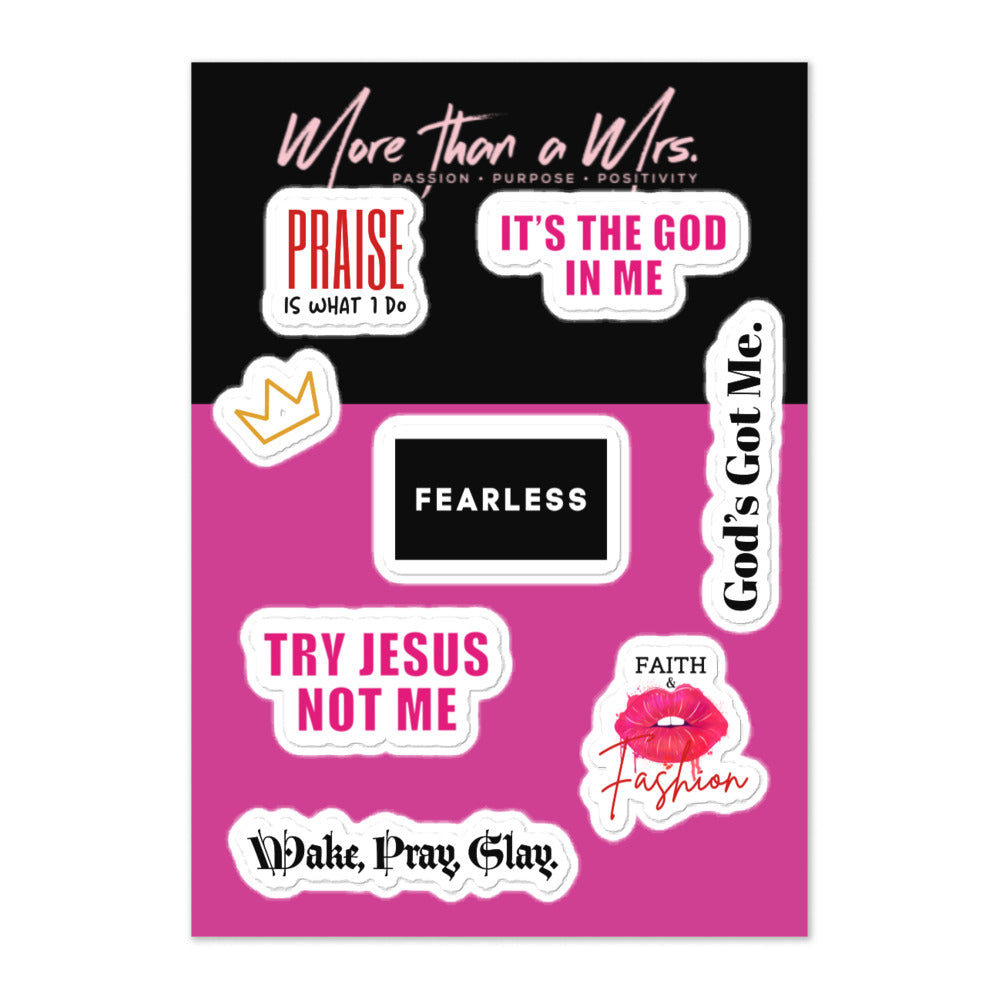 Sunday Morning Sticker sheet