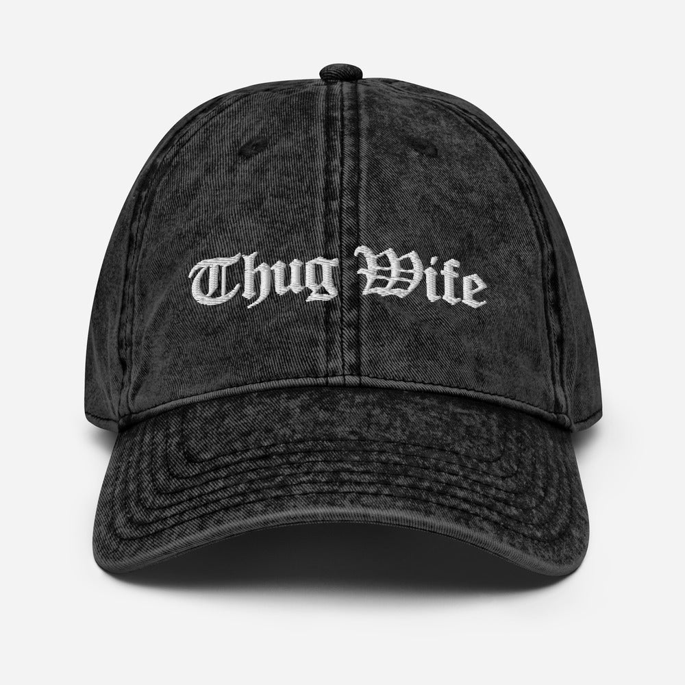Thug Wife, Praying Wife, Christian Wife, Vintage Cap, Funny Wife Gift, Woman Baseball Cap, Anniversary Gift, Woman Birthday, Hood Playlist