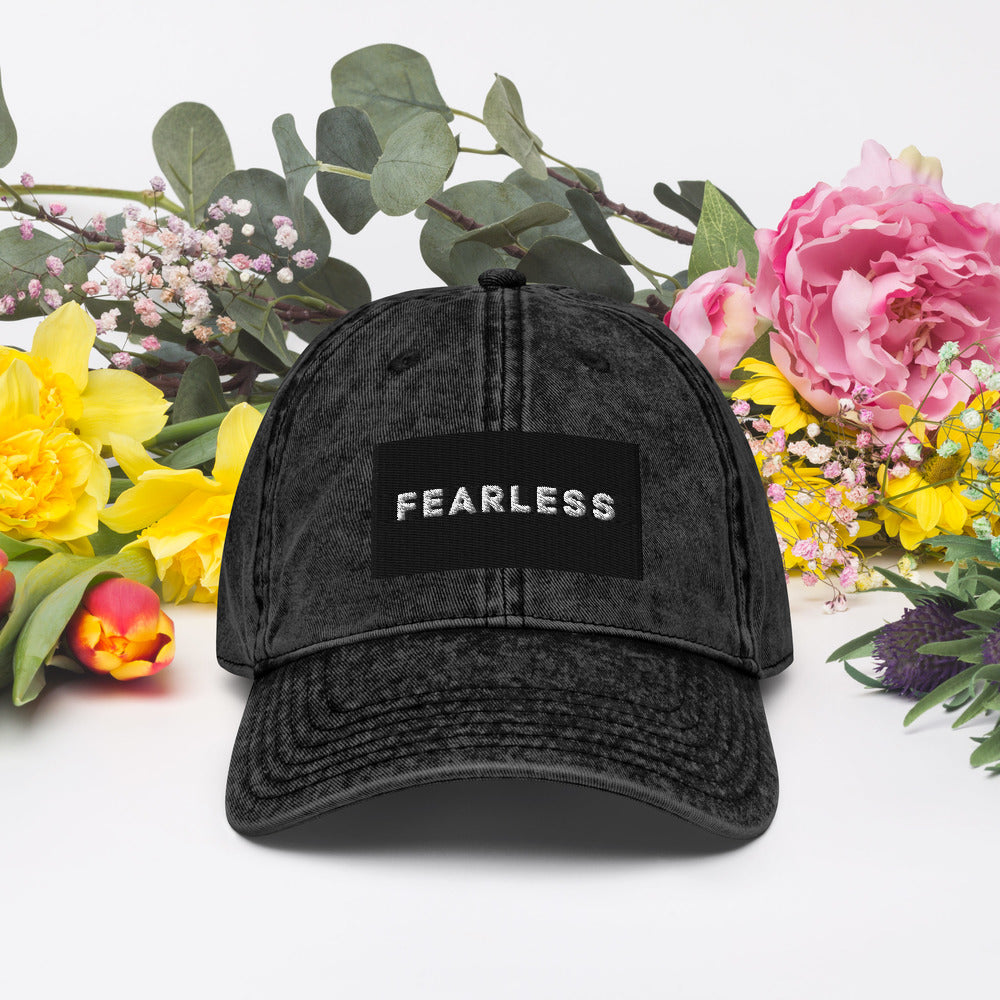 Fearless Christian Vintage Cotton Twill Baseball Cap